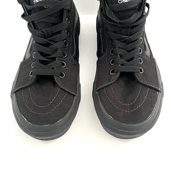 Vans Sneakers Off The Wall 721454 Sk8 Hi High Top Black Shoes Men 5 Women 6.5 - Picture 3 of 13